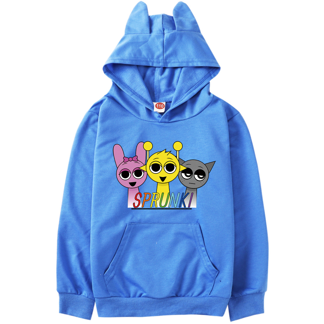 Kids Girls Boys Sprunki Hoodie Christmas Hoodie T-shirt Jumper Top Pullover Gift - Picture 16 of 27
