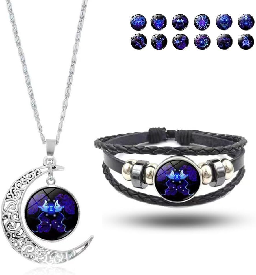 Pulsera Gleym + Collar Manifestación Zodiaco Constelación - Imagen 14 de 19
