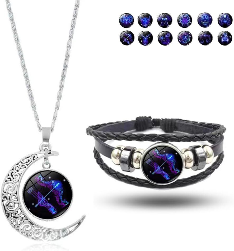 Pulsera Gleym + Collar Manifestación Zodiaco Constelación - Imagen 17 de 19