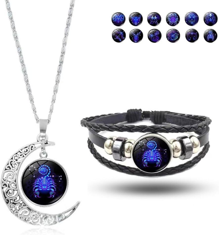 Pulsera Gleym + Collar Manifestación Zodiaco Constelación - Imagen 18 de 19