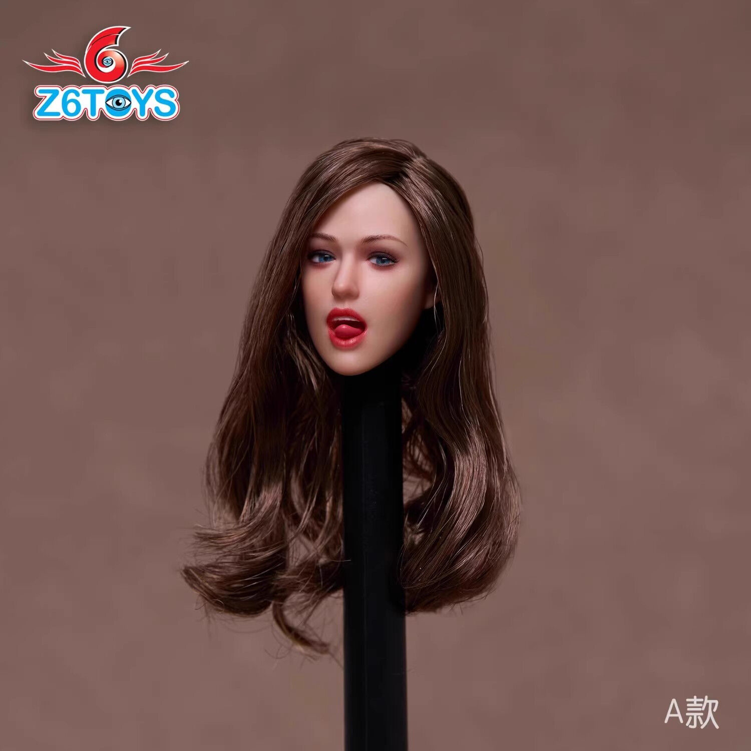 Z6TOYS ZC009 1/6 Movable Eyes Beauty Girl Head Sculpt For 12" Female Figure - Picture 26 of 48