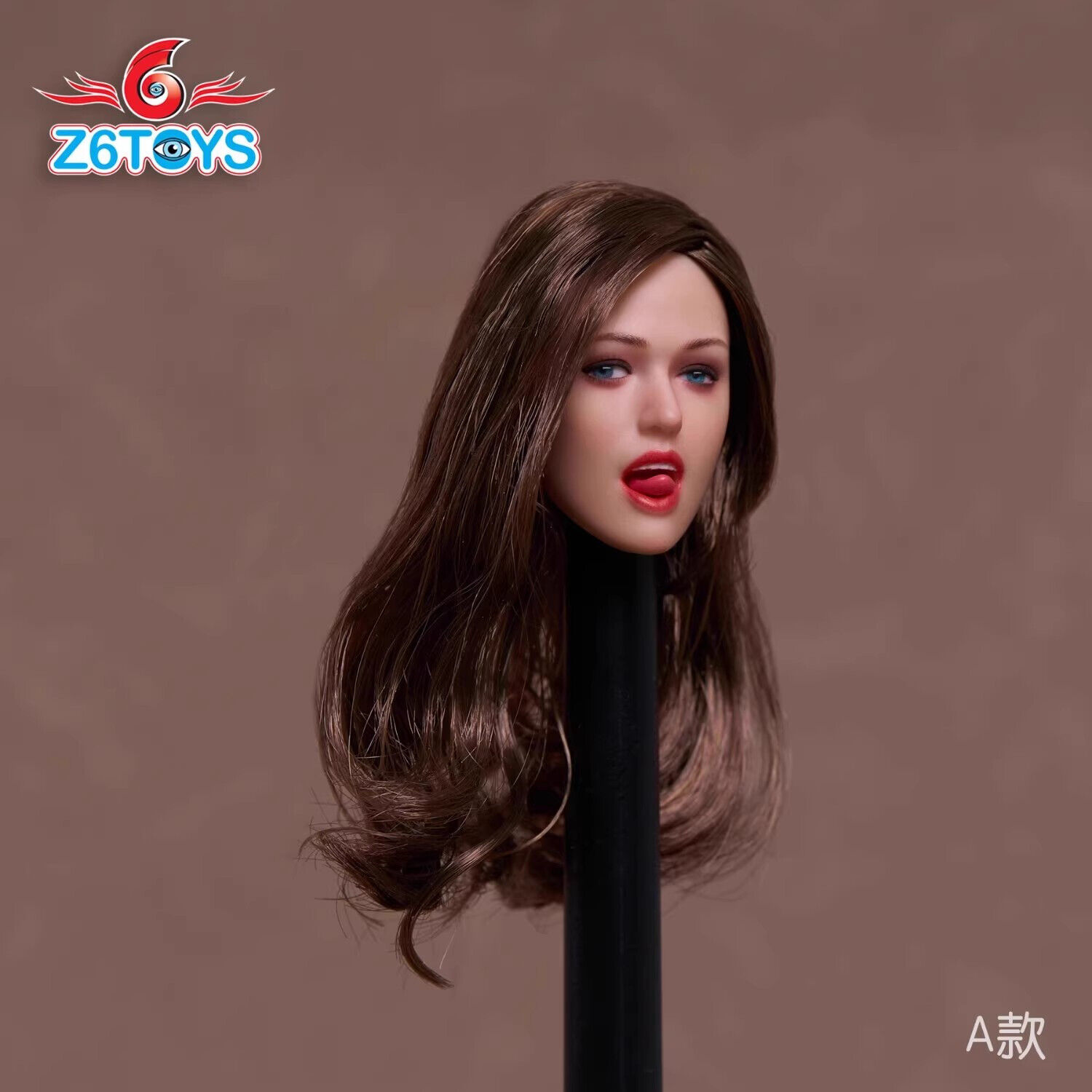 Z6TOYS ZC009 1/6 Movable Eyes Beauty Girl Head Sculpt For 12" Female Figure - Picture 27 of 48
