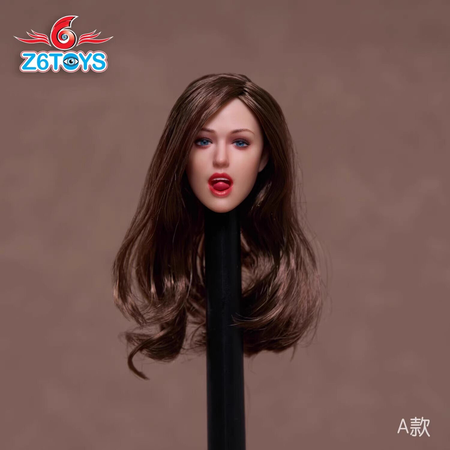 Z6TOYS ZC009 1/6 Movable Eyes Beauty Girl Head Sculpt For 12" Female Figure - Picture 28 of 48
