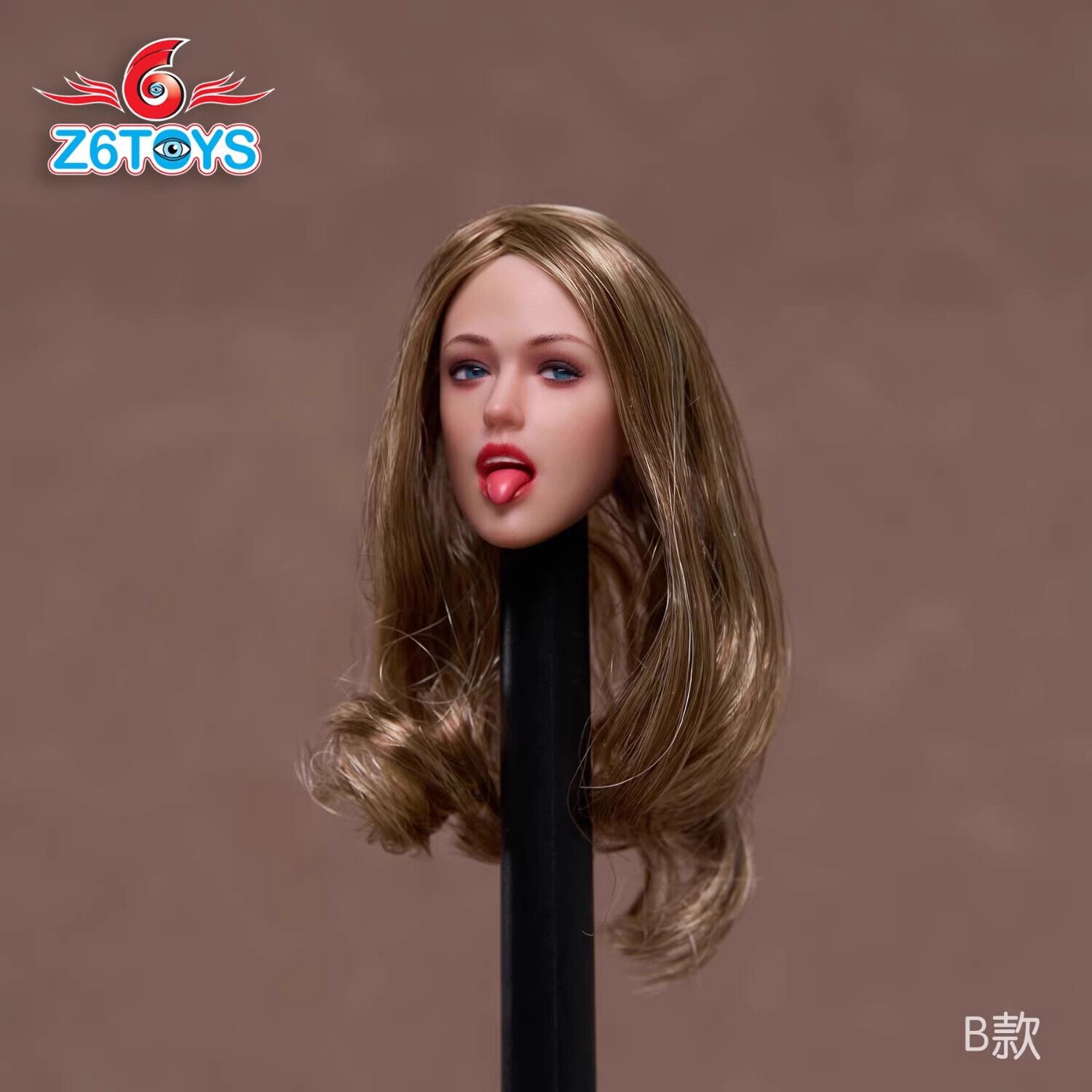 Z6TOYS ZC009 1/6 Movable Eyes Beauty Girl Head Sculpt For 12" Female Figure - Picture 32 of 48