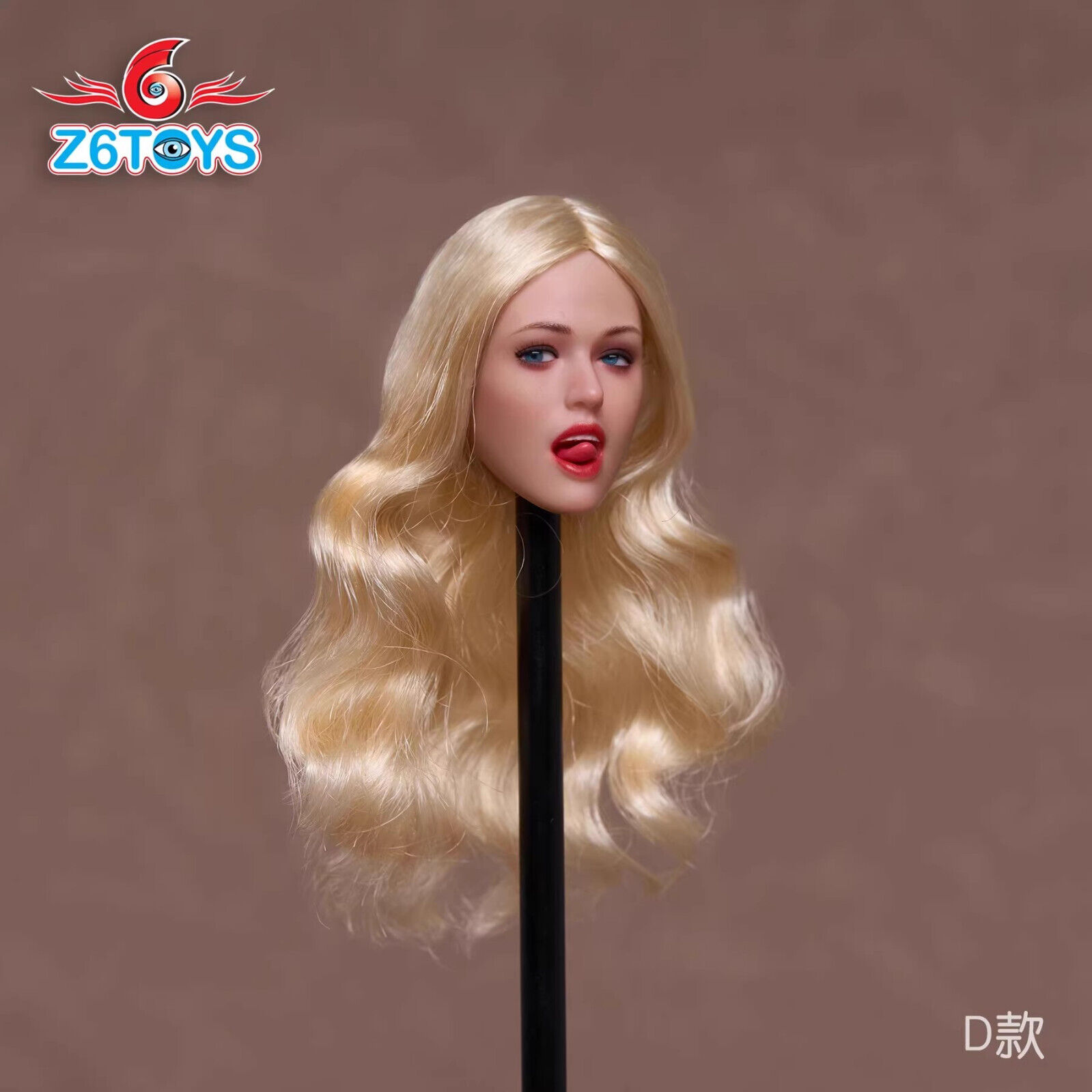 Z6TOYS ZC009 1/6 Movable Eyes Beauty Girl Head Sculpt For 12" Female Figure - Picture 38 of 48