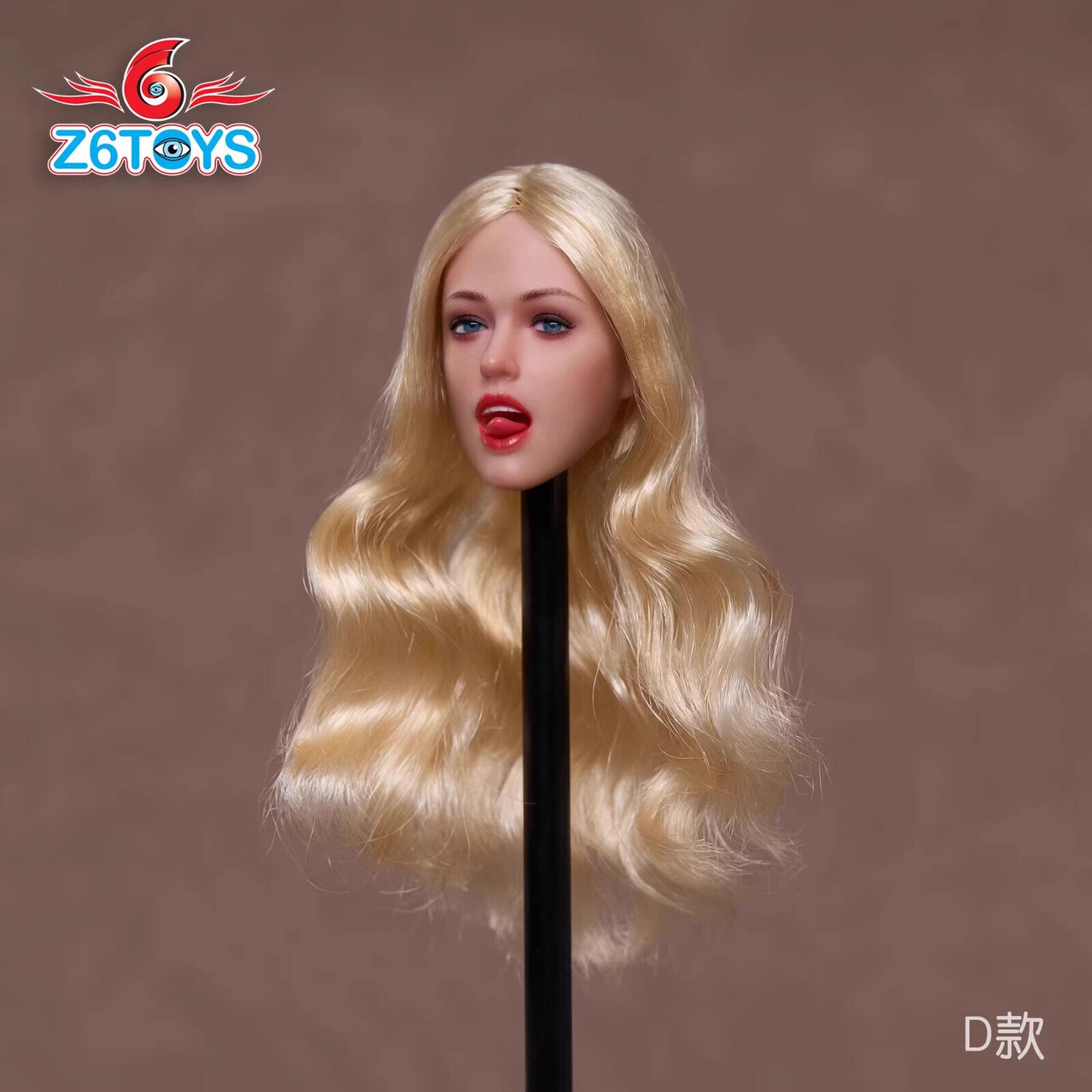 Z6TOYS ZC009 1/6 Movable Eyes Beauty Girl Head Sculpt For 12" Female Figure - Picture 39 of 48