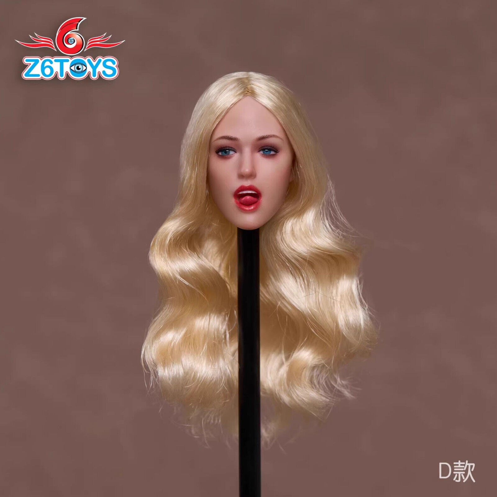 Z6TOYS ZC009 1/6 Movable Eyes Beauty Girl Head Sculpt For 12" Female Figure - Picture 40 of 48