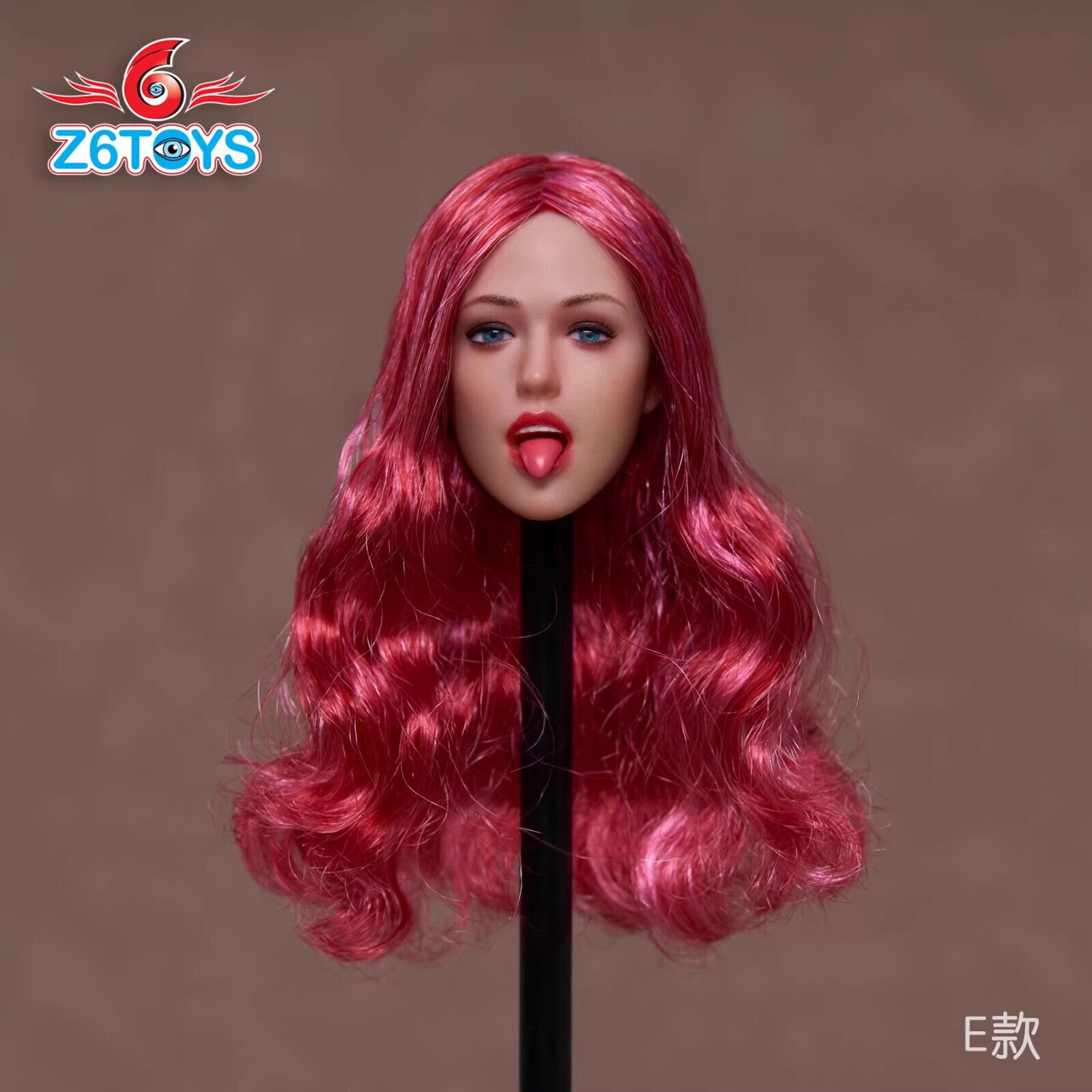 Z6TOYS ZC009 1/6 Movable Eyes Beauty Girl Head Sculpt For 12" Female Figure - Picture 44 of 48