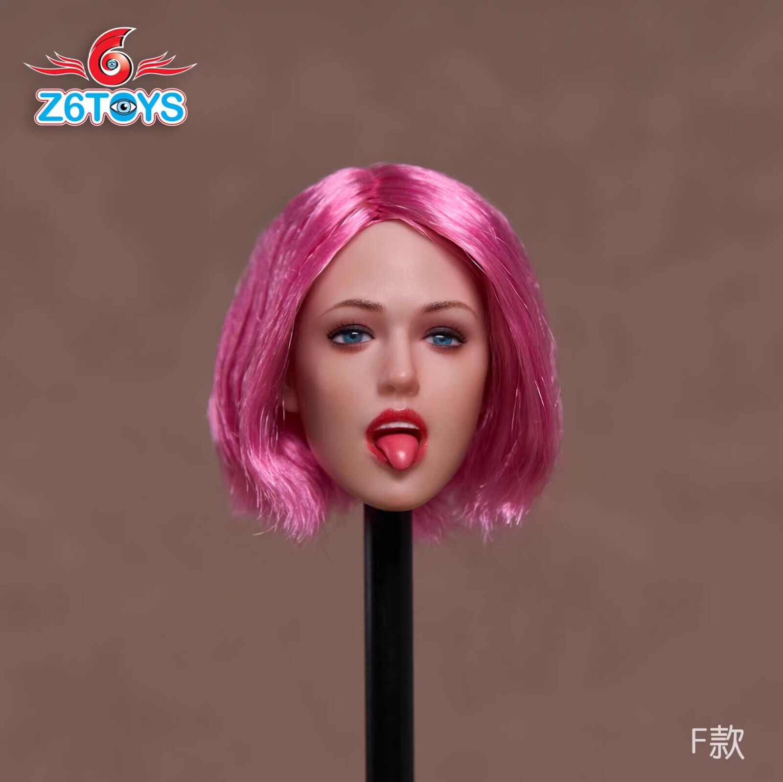 Z6TOYS ZC009 1/6 Movable Eyes Beauty Girl Head Sculpt For 12" Female Figure - Picture 46 of 48