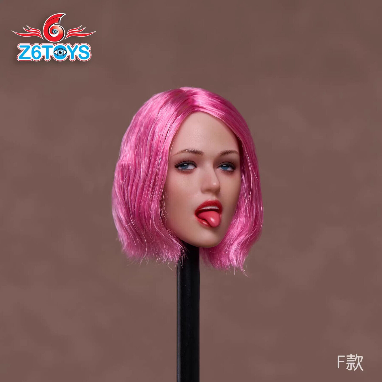 Z6TOYS ZC009 1/6 Movable Eyes Beauty Girl Head Sculpt For 12" Female Figure - Picture 47 of 48