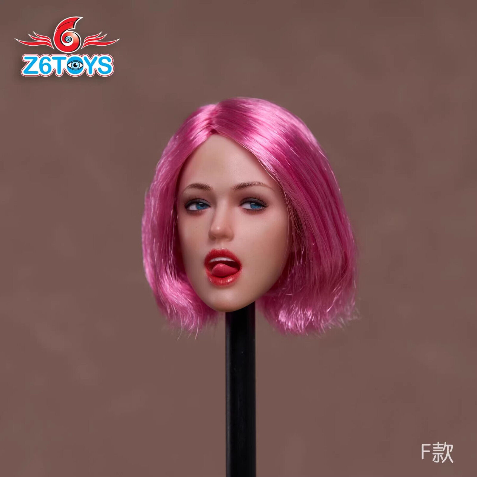 Z6TOYS ZC009 1/6 Movable Eyes Beauty Girl Head Sculpt For 12" Female Figure - Picture 48 of 48