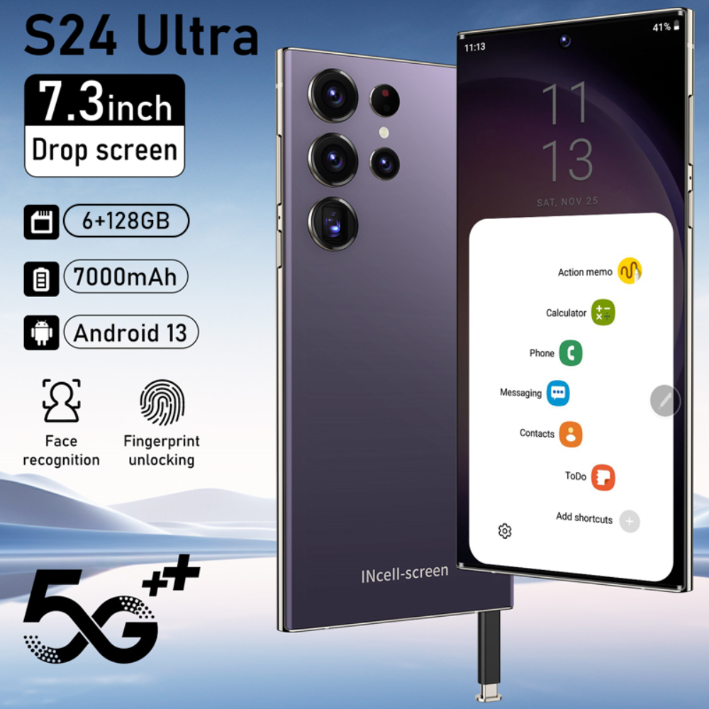 Nuevo Smartphone S24 Ultra 5G 7.3" Desbloqueado De Fábrica Android Celulares Doble SIM - Imagen 17 de 23