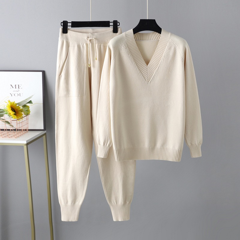 Neu Pullover Haremshose Set Freizeitpullover Pulli Strickpullover Zweiteiler Set - Bild 27 von 30