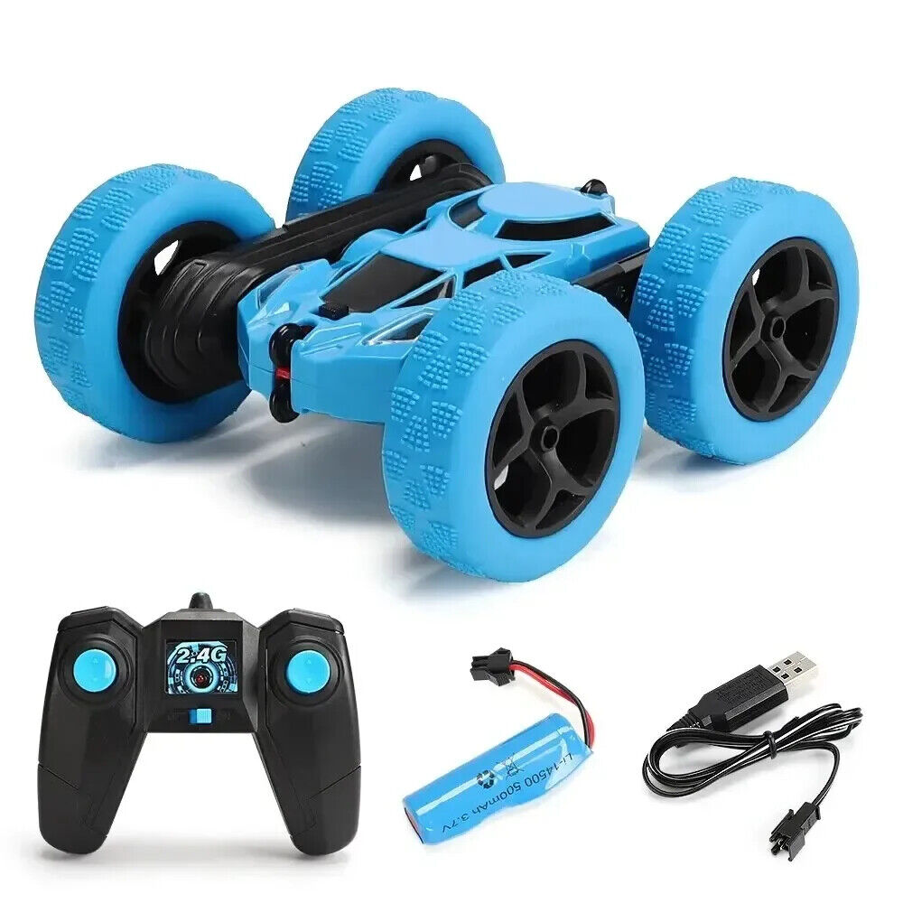 360° Rotation RC Stunt Car Double-Sided Flip Off-Road Drift Remote Control Toy - Picture 19 of 19
