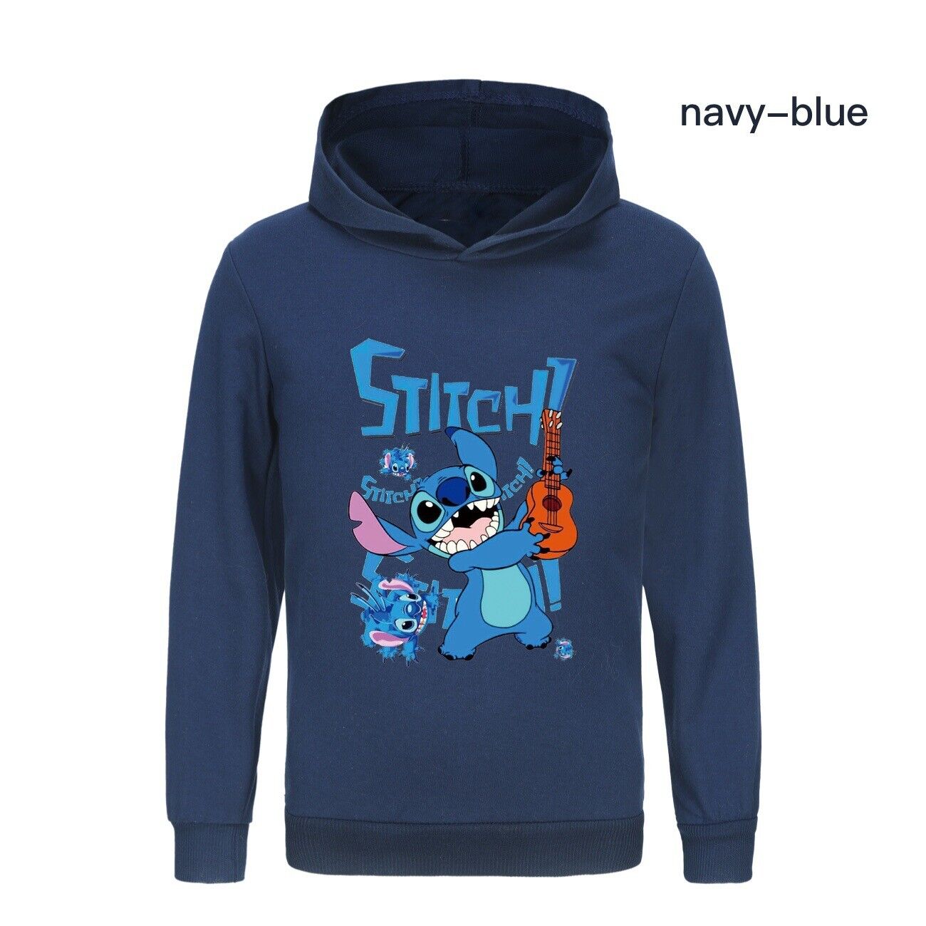 Kids Boys Girls Cute Angel Stitch Casual Hoodie Jumper Pullover Long Sleeve Tops - Picture 47 of 51
