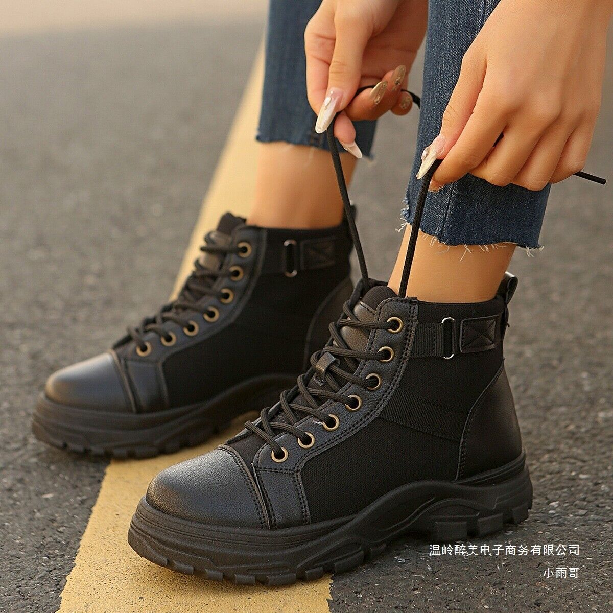 Women's Autumn Boots Warm Outdoor Non Slip Snow Boots Casual Work Shoes Size - Picture 16 of 17