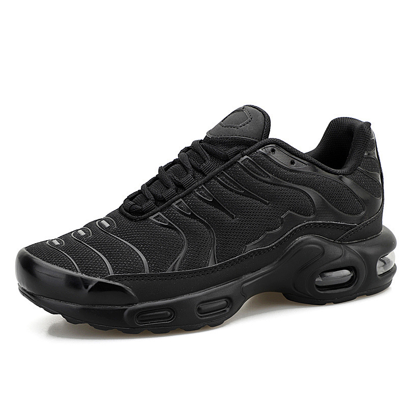 MENS SHOCK ABSORBING RUNNING TRAINERS CASUAL LACE GYM WALKING SPORTS SHOES SIZE