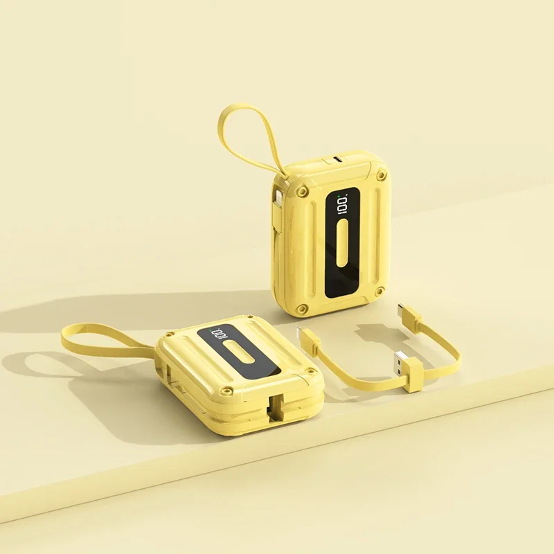 Banco de alimentación de carga rápida de 50000 mAh batería externa con cable USB C y salida - Imagen 22 de 26