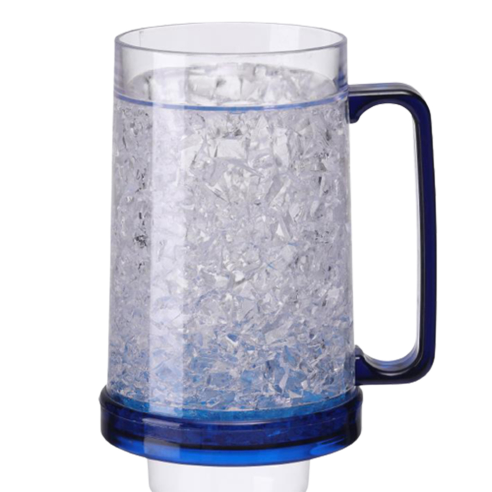 Double Wall Freezable Cups Enjoy Ice Beverage Drinks Mugs for Beer Cola Beverage - Picture 17 of 18