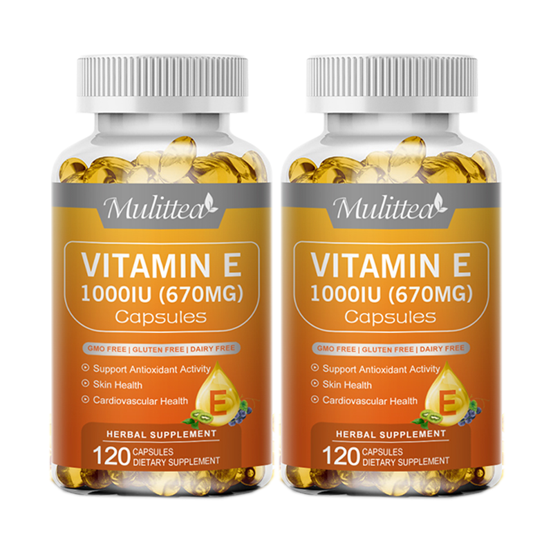 Vitamin E 1000IU 120 Softgels Antioxidant, Healthy Aging, Healthy Skin, Immunity