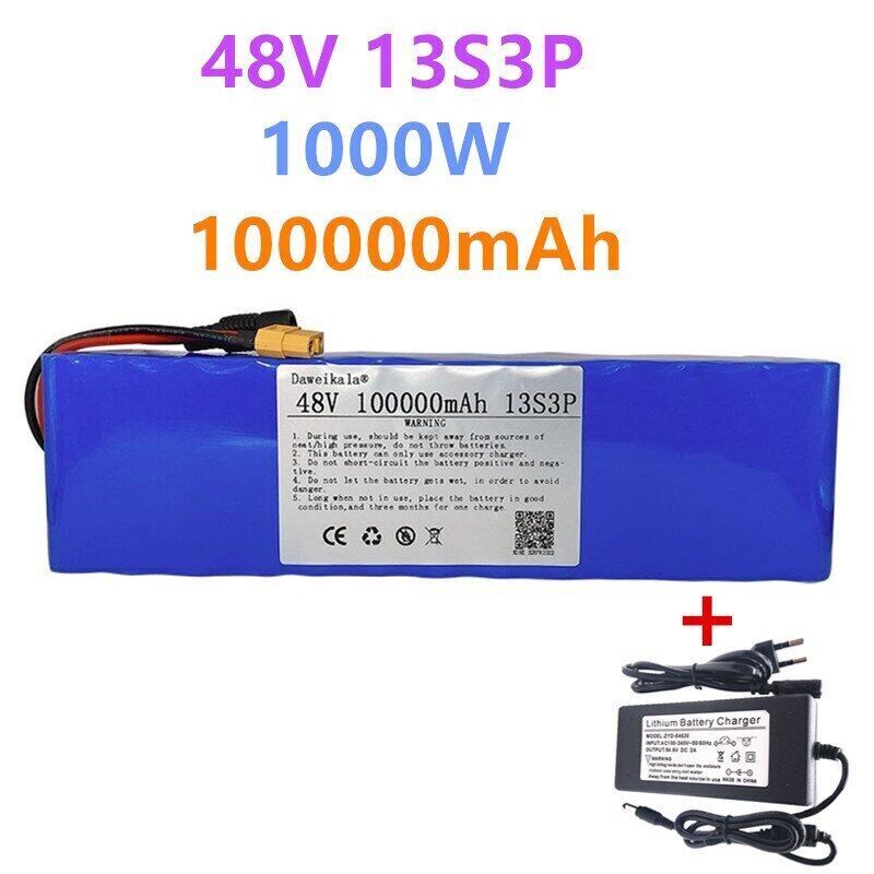 TOP QUALITÄT 48V 100Ah 1000W 13S3P Anwendung Akkupack für Elektroroller - Bild 1 von 11