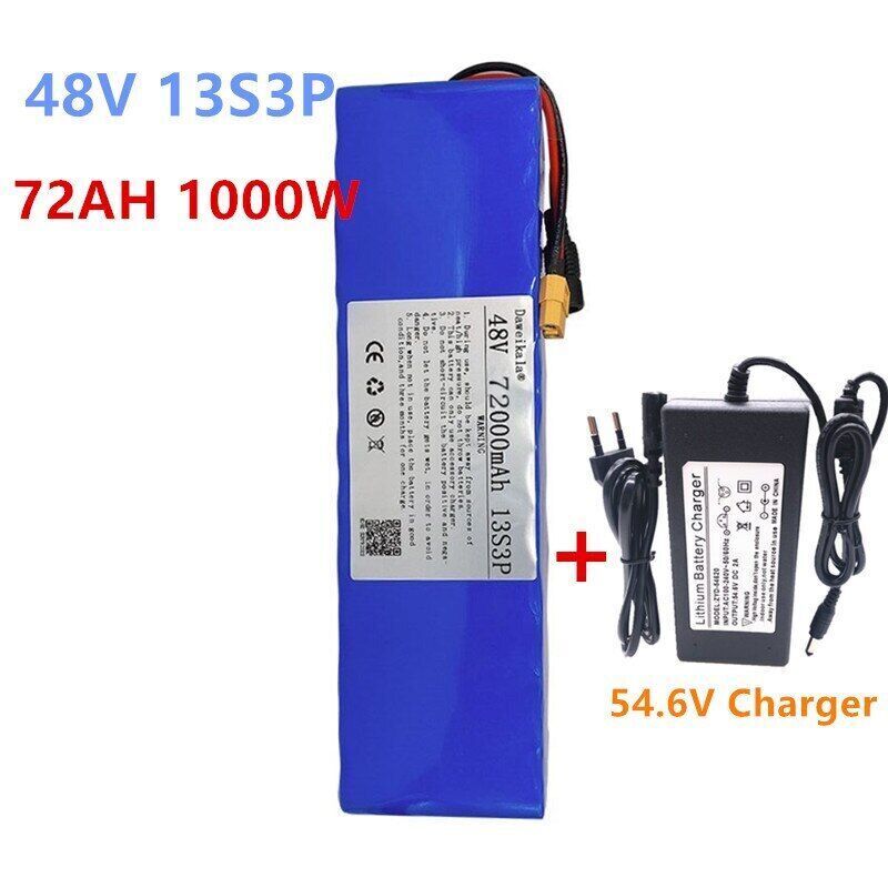 TOP QUALITÄT 48V 100Ah 1000W 13S3P Anwendung Akkupack für Elektroroller - Bild 7 von 11