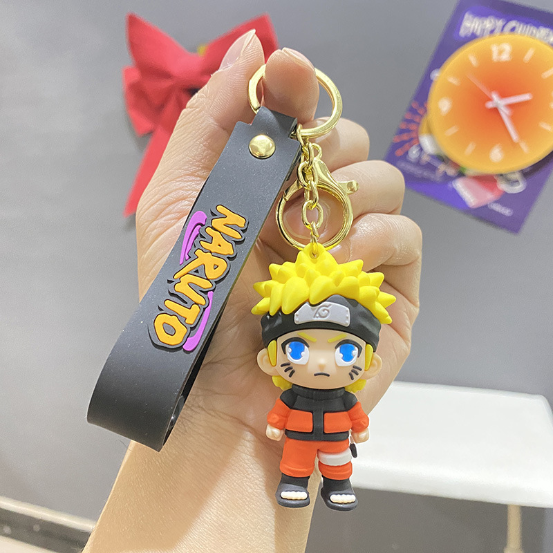 New Naruto Keychain Cross dressing Cartoon Doll Backpack Pendant Keychain - Picture 18 of 21