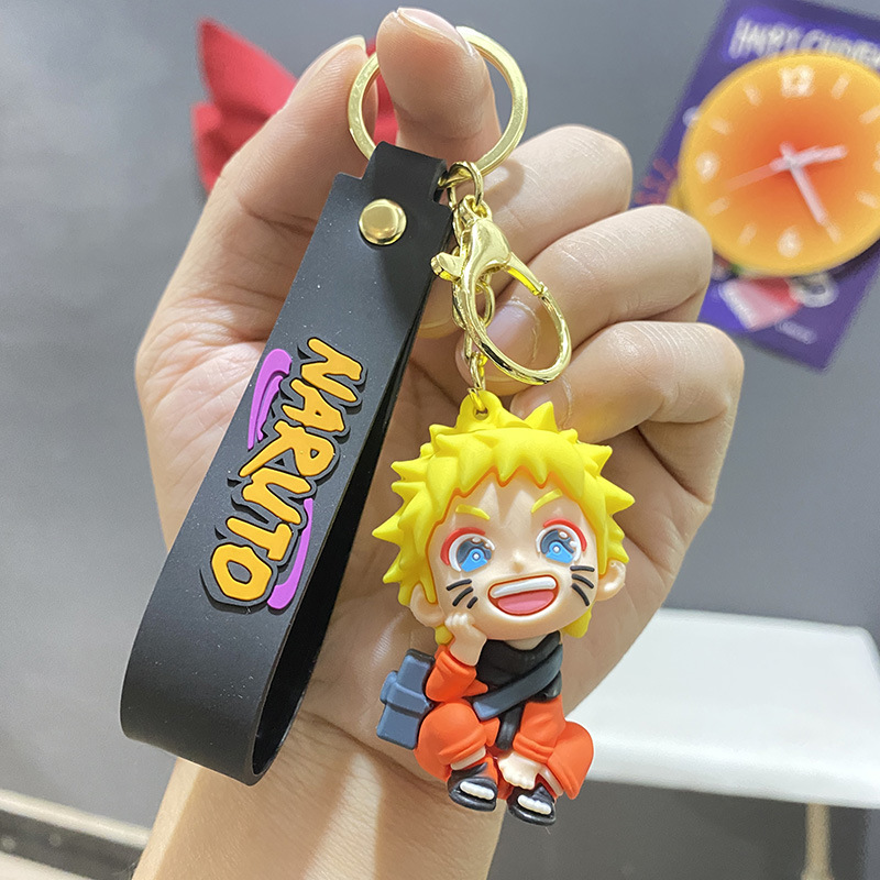 New Naruto Keychain Cross dressing Cartoon Doll Backpack Pendant Keychain - Picture 19 of 21