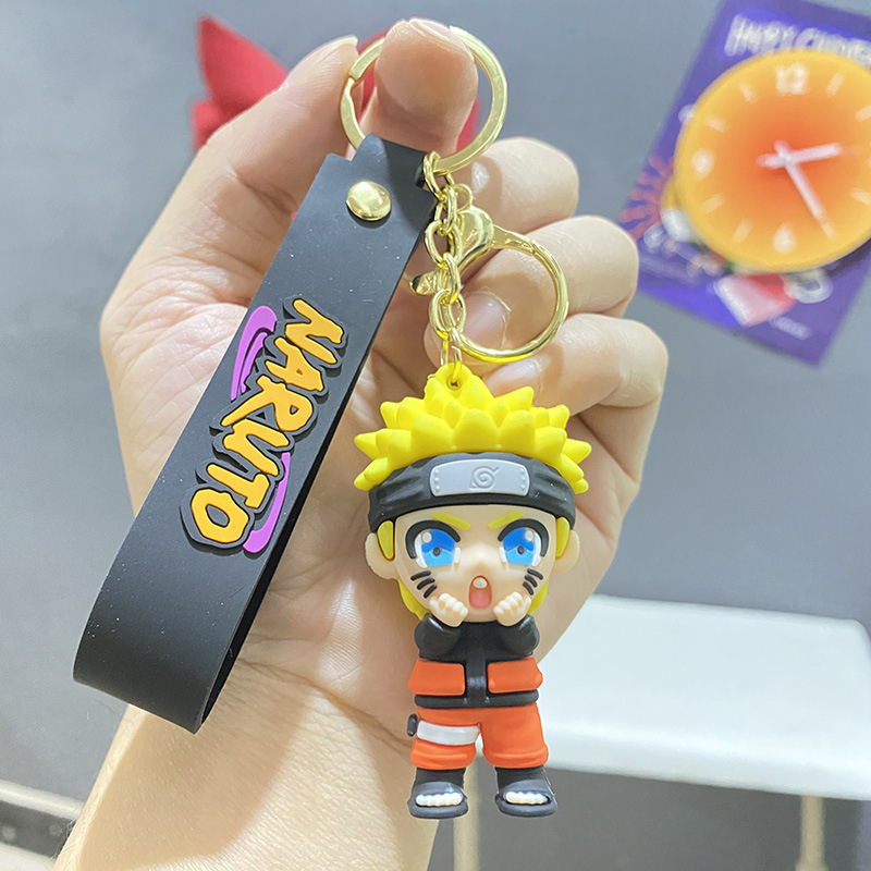 New Naruto Keychain Cross dressing Cartoon Doll Backpack Pendant Keychain - Picture 20 of 21