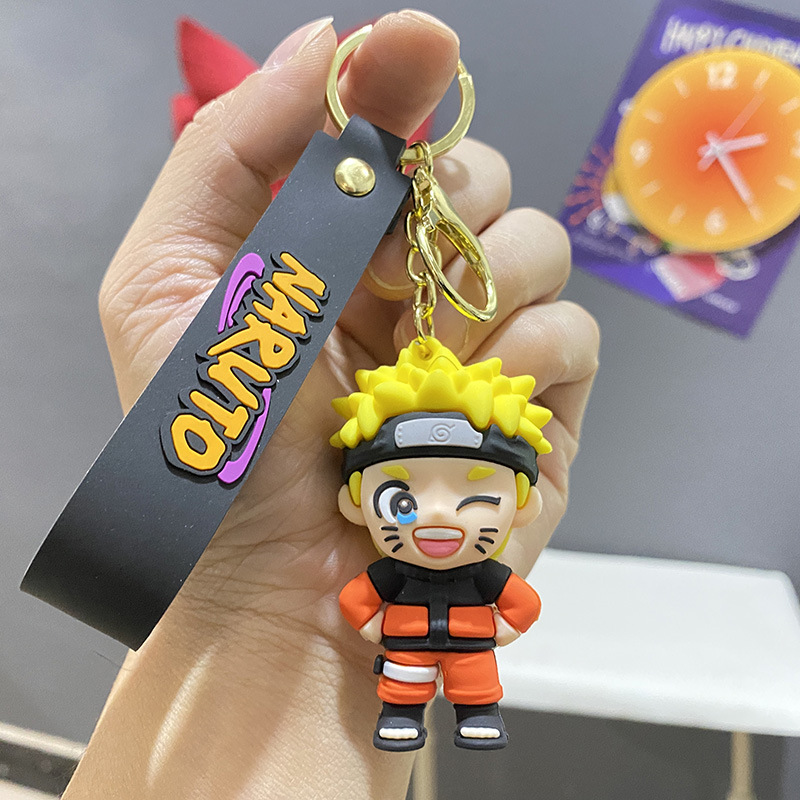 New Naruto Keychain Cross dressing Cartoon Doll Backpack Pendant Keychain - Picture 21 of 21