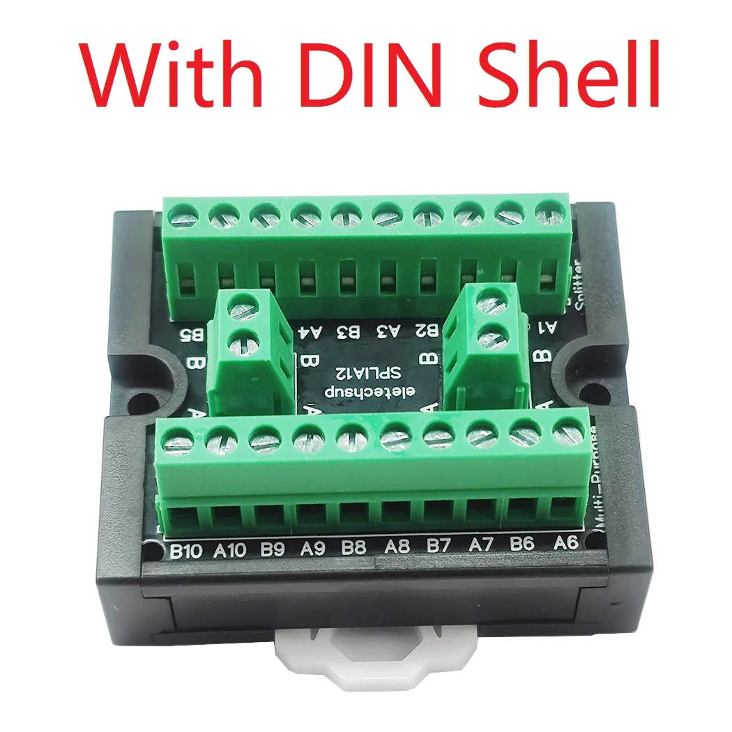 1IN-10Out 10A Multi-Purpose Wire Splitter 5.0 Terminal Block Distribution Module