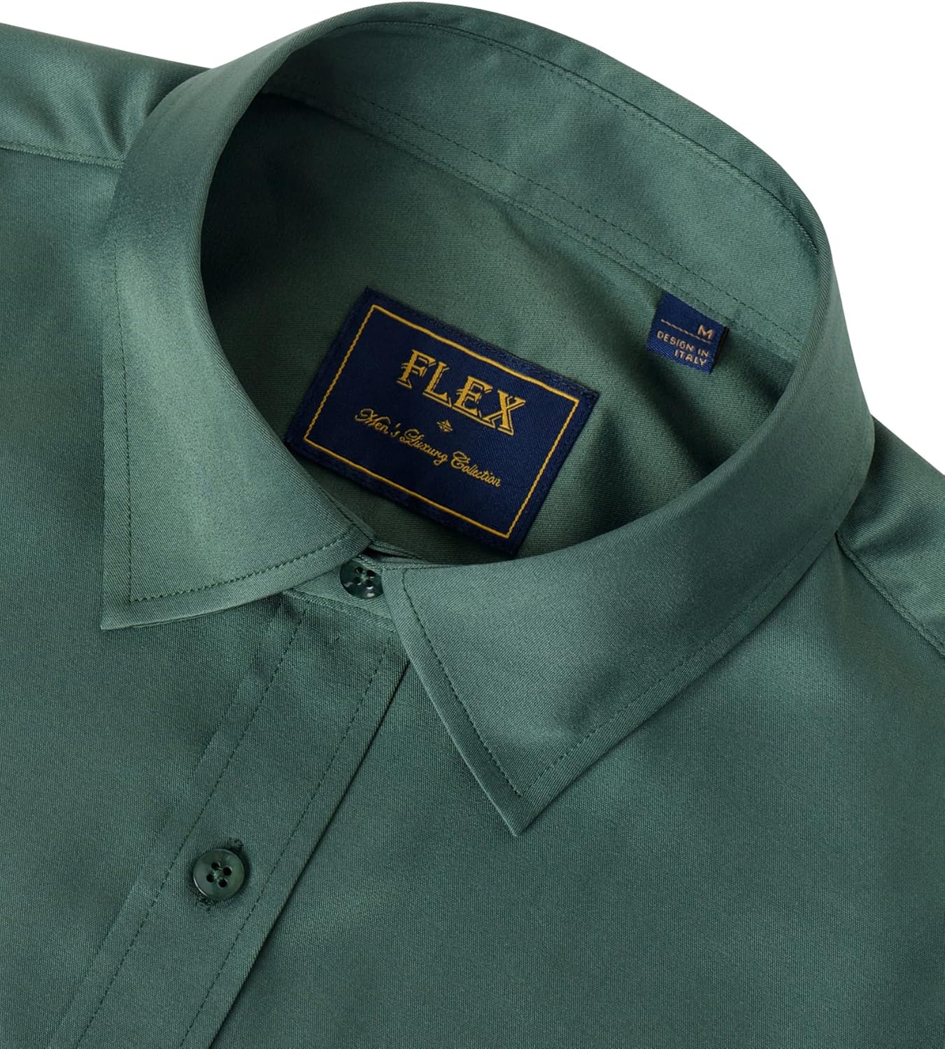 Men's Stretch Dress Shirts - Wrinkle-Free Business Casual Button Down - Picture 54 of 215