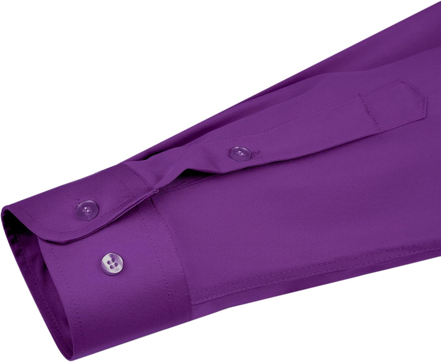 Men's Stretch Dress Shirts - Wrinkle-Free Business Casual Button Down - Picture 62 of 215