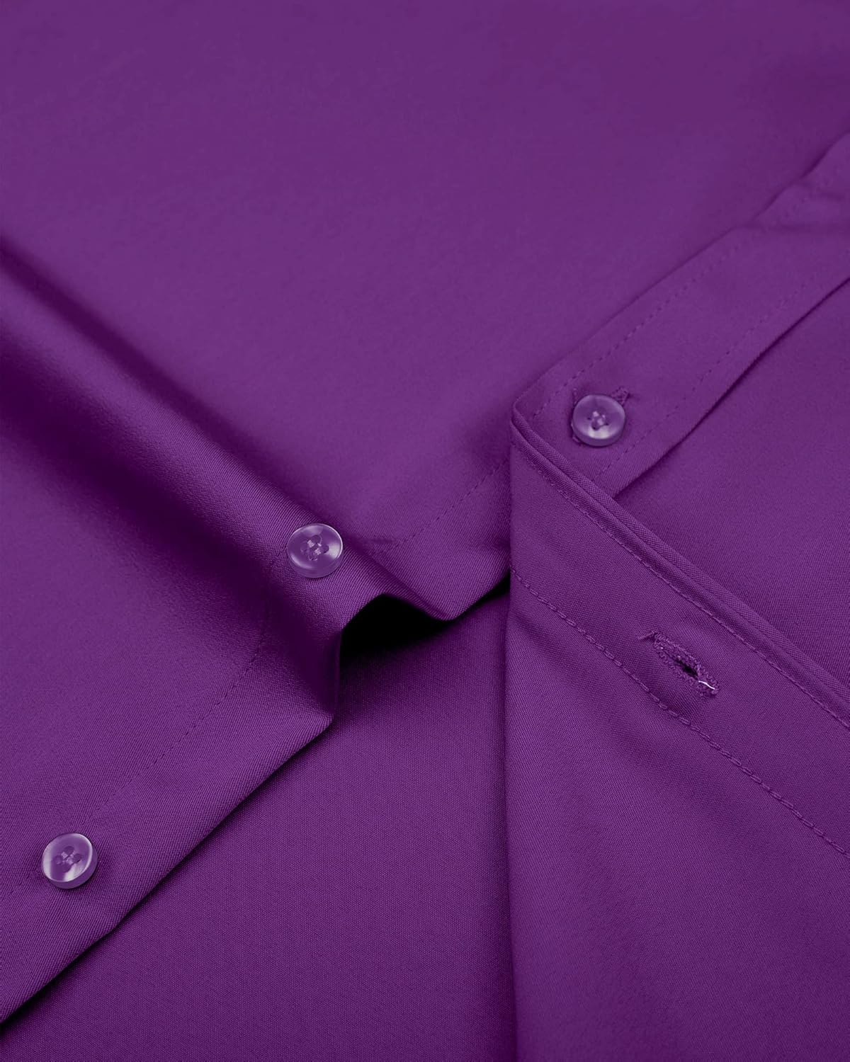 Men's Stretch Dress Shirts - Wrinkle-Free Business Casual Button Down - Picture 63 of 215