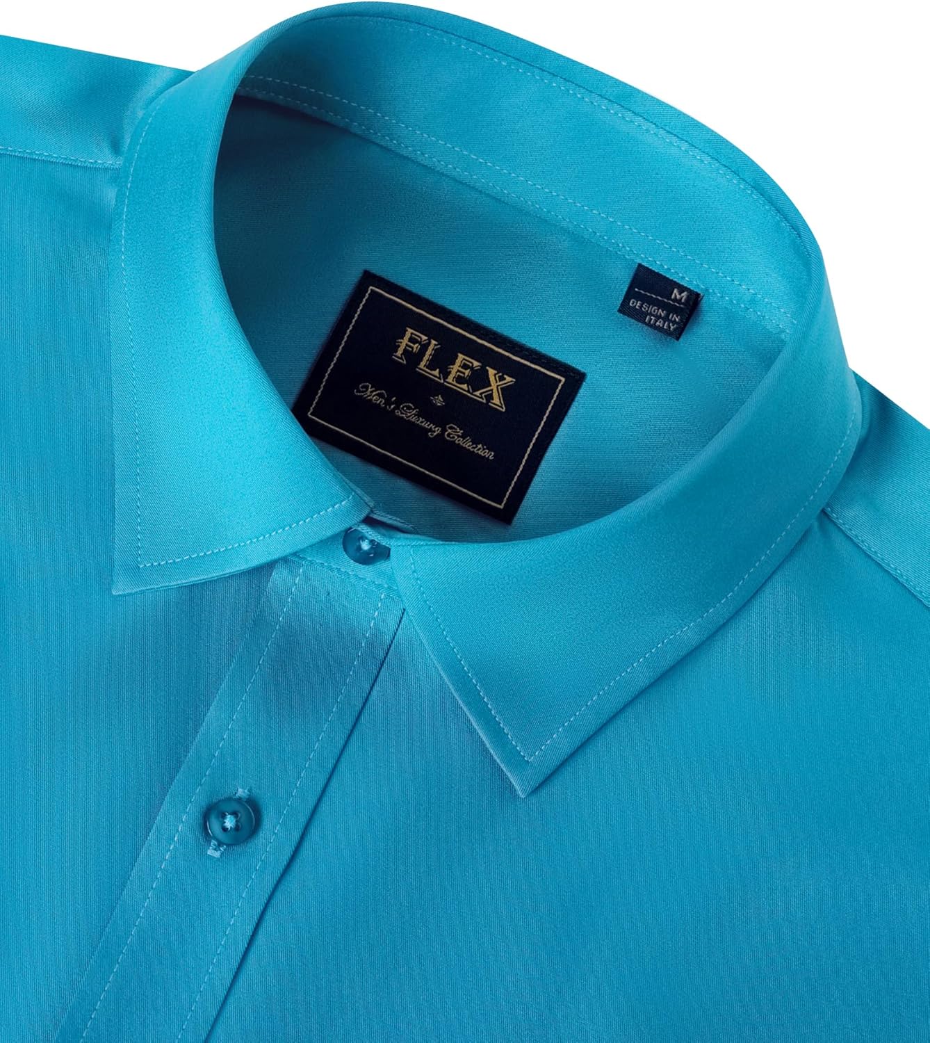 Men's Stretch Dress Shirts - Wrinkle-Free Business Casual Button Down - Picture 66 of 215