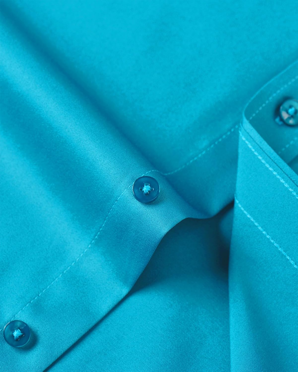 Men's Stretch Dress Shirts - Wrinkle-Free Business Casual Button Down - Picture 69 of 215