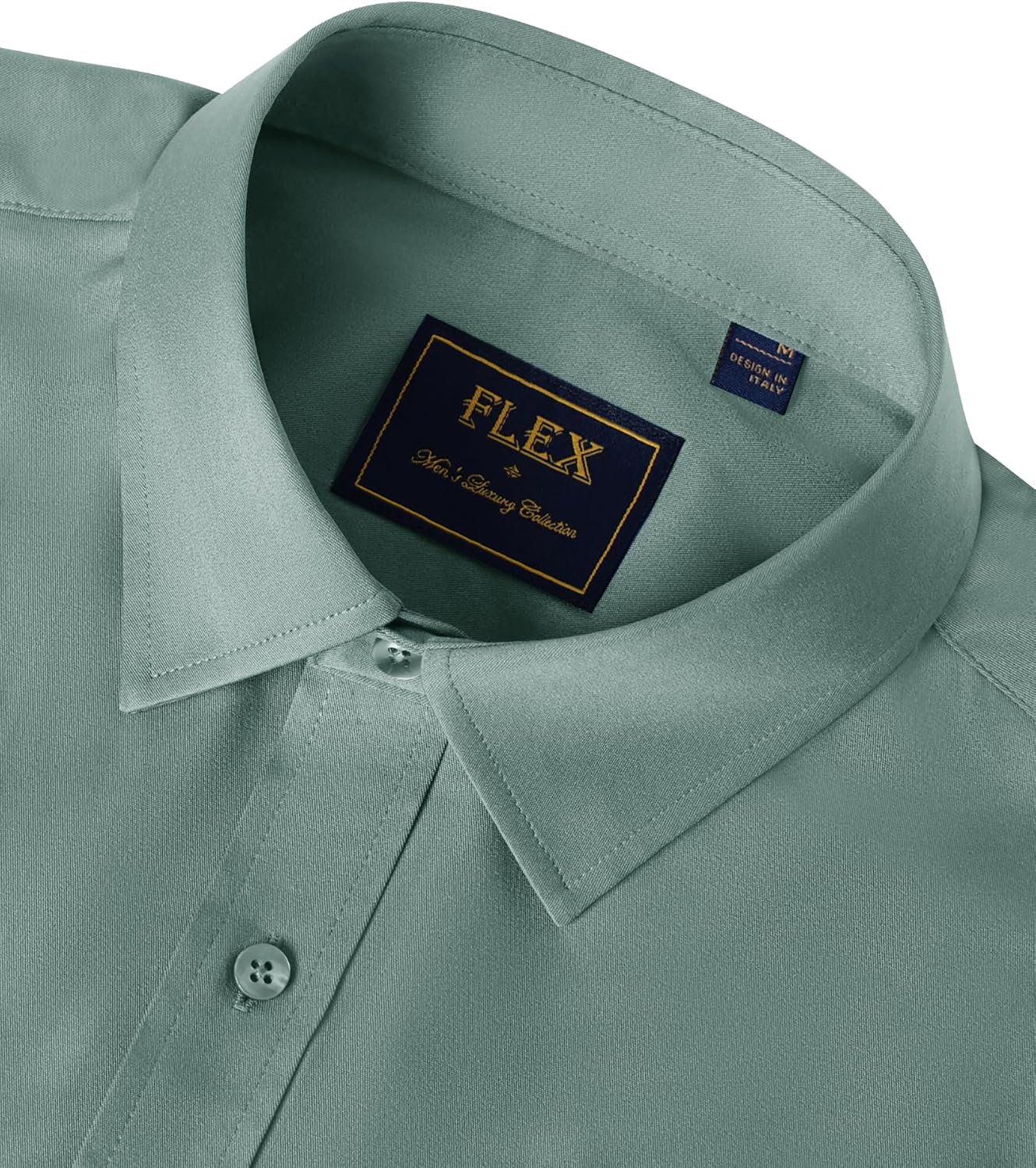 Men's Stretch Dress Shirts - Wrinkle-Free Business Casual Button Down - Picture 72 of 215