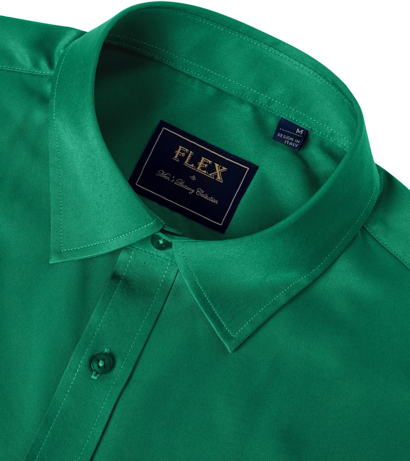 Men's Stretch Dress Shirts - Wrinkle-Free Business Casual Button Down - Picture 78 of 215