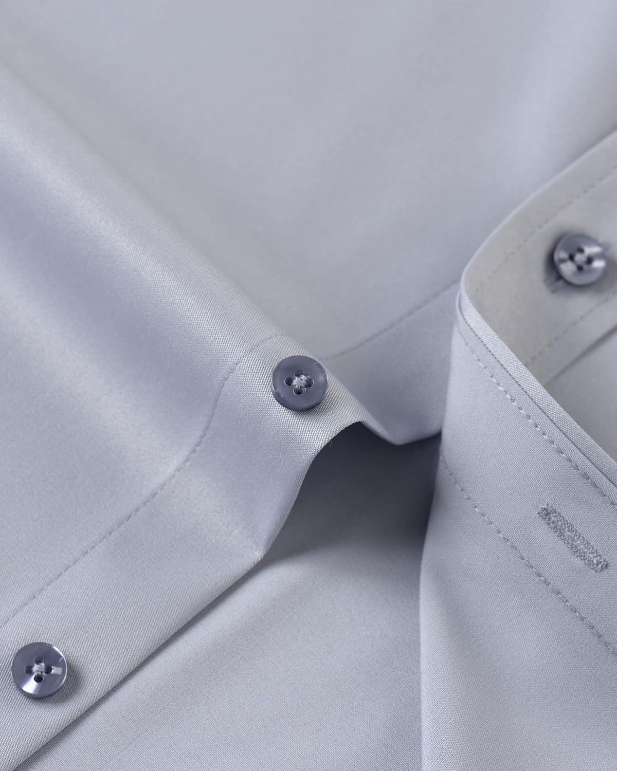 Men's Stretch Dress Shirts - Wrinkle-Free Business Casual Button Down - Picture 93 of 215