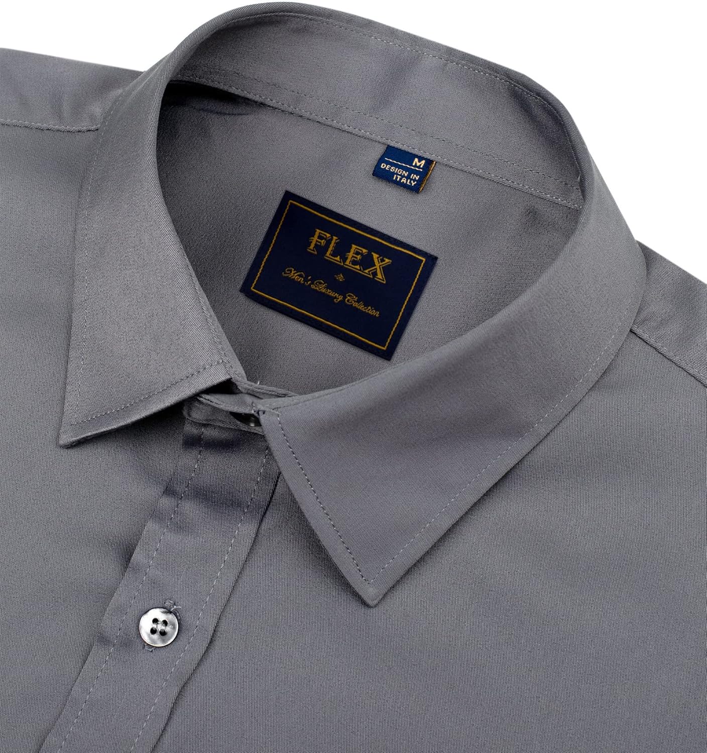 Men's Stretch Dress Shirts - Wrinkle-Free Business Casual Button Down - Picture 96 of 215