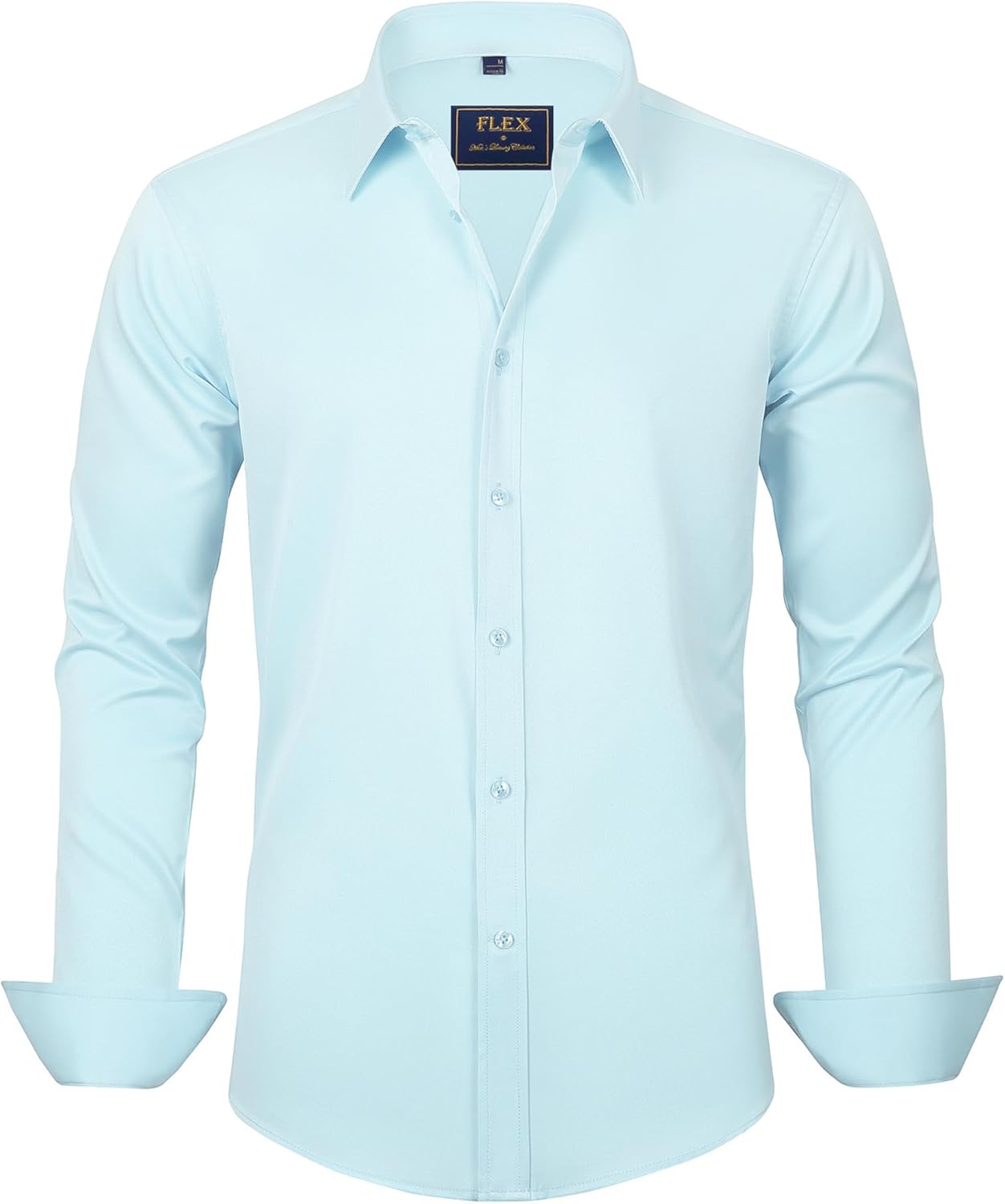 Men's Stretch Dress Shirts - Wrinkle-Free Business Casual Button Down - Picture 100 of 215