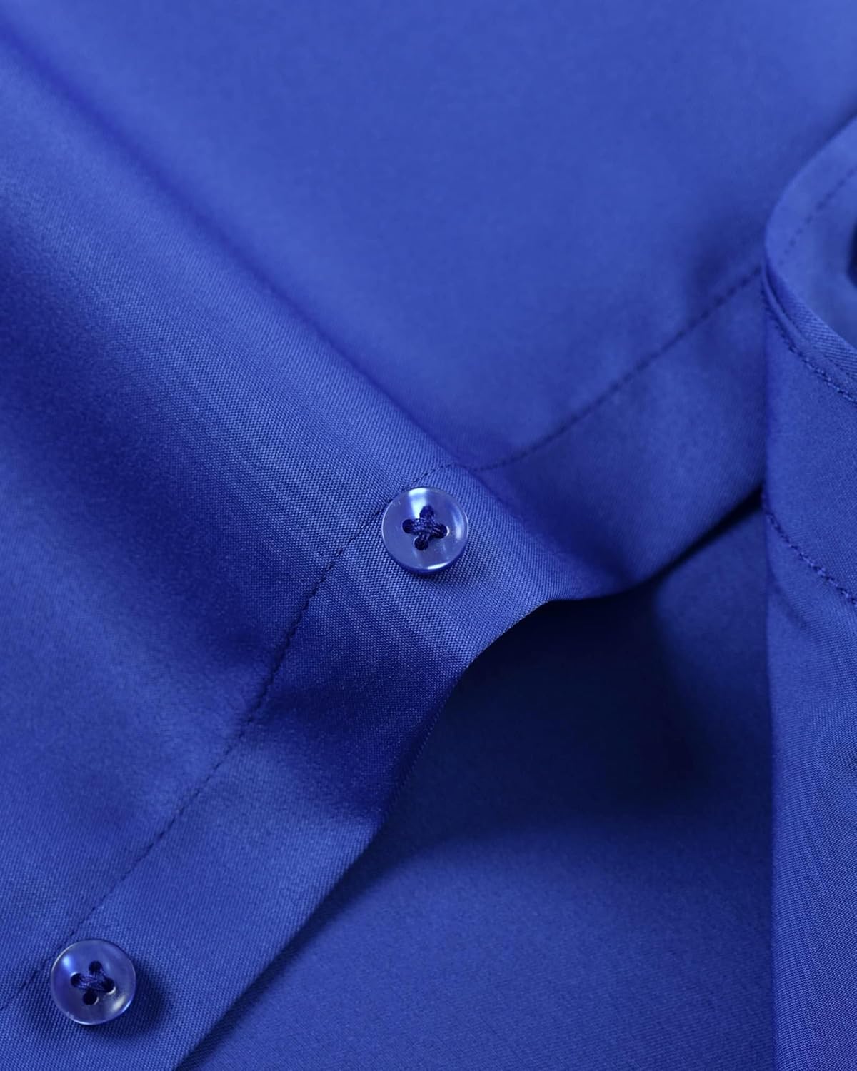 Men's Stretch Dress Shirts - Wrinkle-Free Business Casual Button Down - Picture 117 of 215