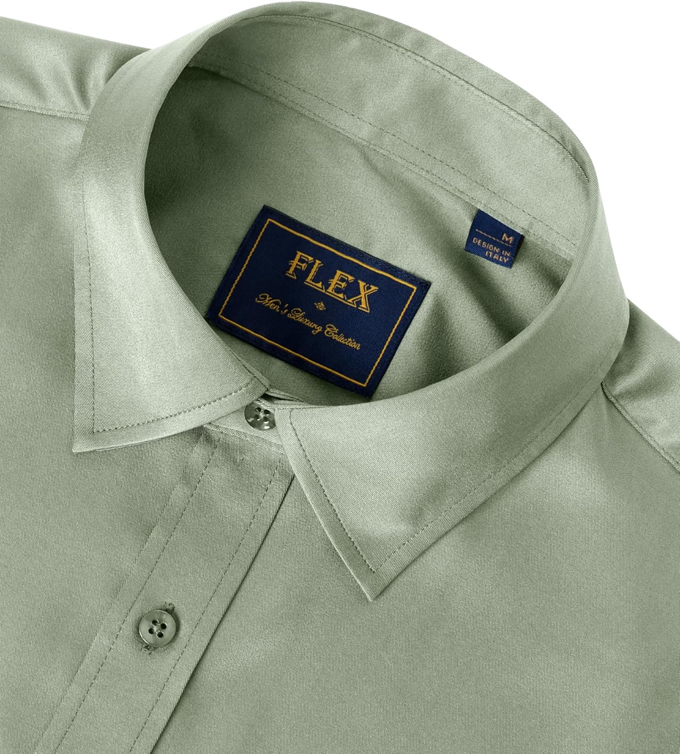 Men's Stretch Dress Shirts - Wrinkle-Free Business Casual Button Down - Picture 120 of 215