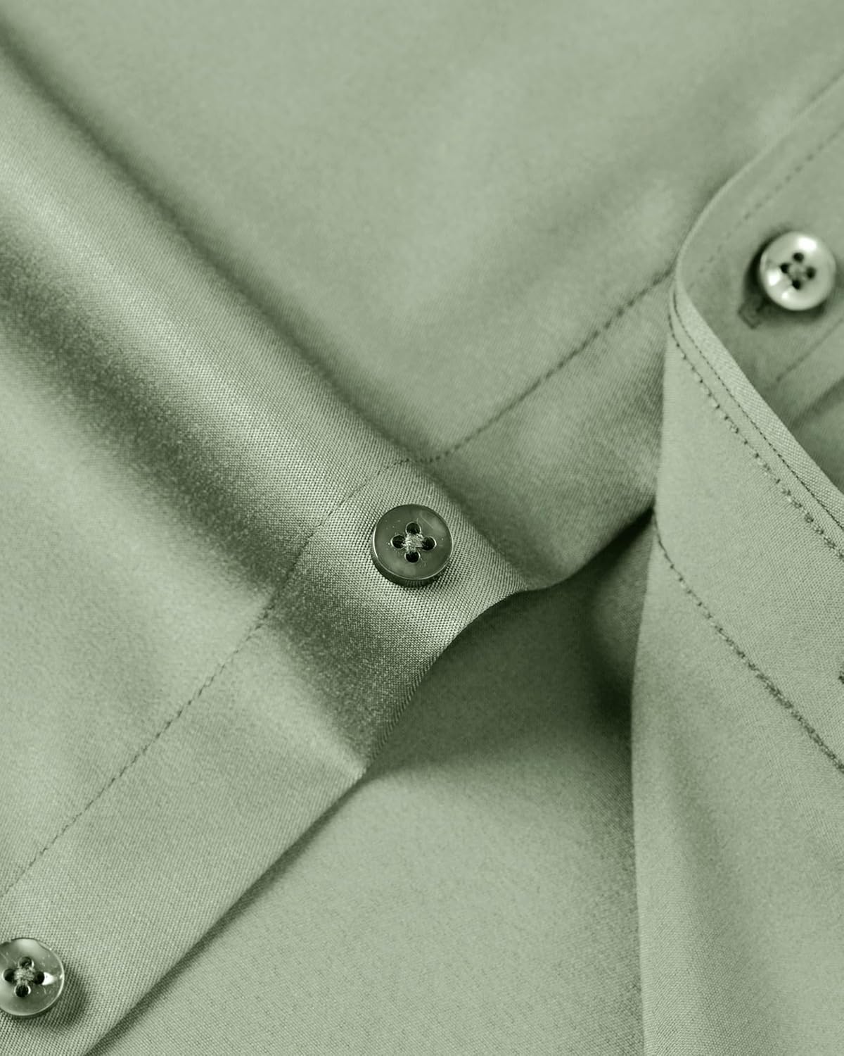 Men's Stretch Dress Shirts - Wrinkle-Free Business Casual Button Down - Picture 123 of 215