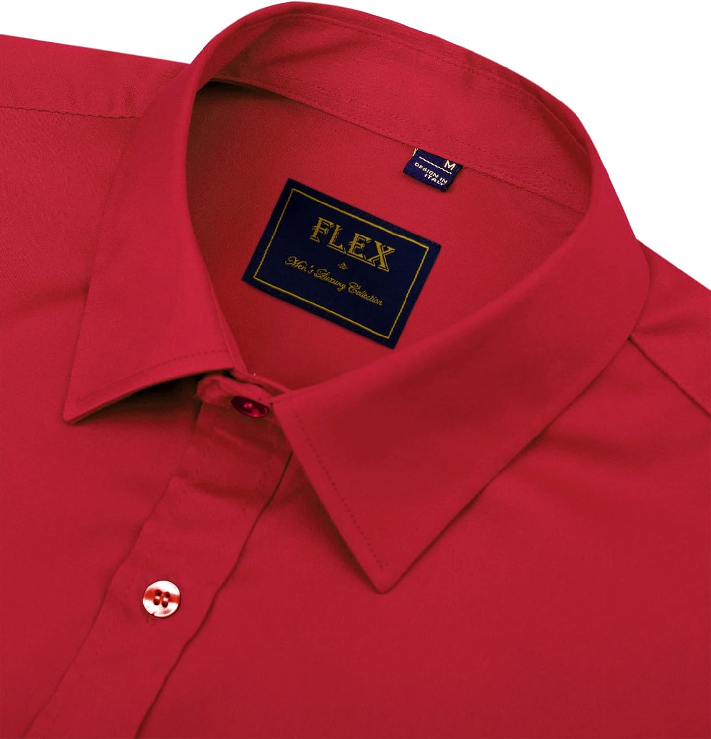 Men's Stretch Dress Shirts - Wrinkle-Free Business Casual Button Down - Picture 132 of 215