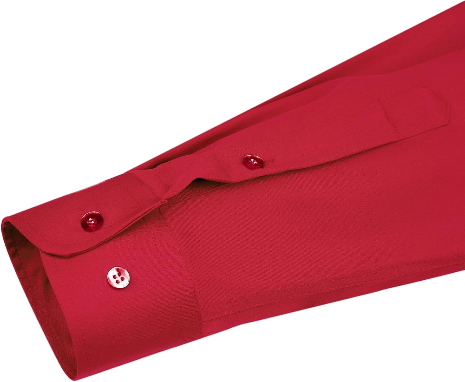 Men's Stretch Dress Shirts - Wrinkle-Free Business Casual Button Down - Picture 134 of 215