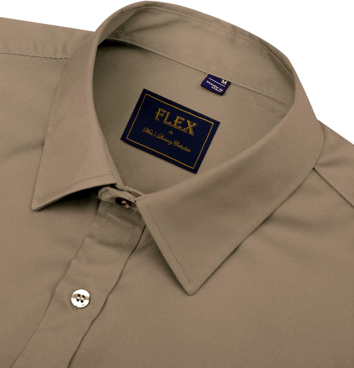 Men's Stretch Dress Shirts - Wrinkle-Free Business Casual Button Down - Picture 138 of 215