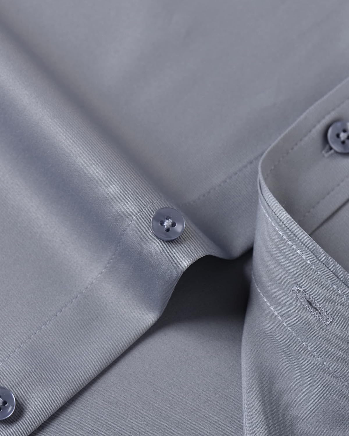 Men's Stretch Dress Shirts - Wrinkle-Free Business Casual Button Down - Picture 153 of 215