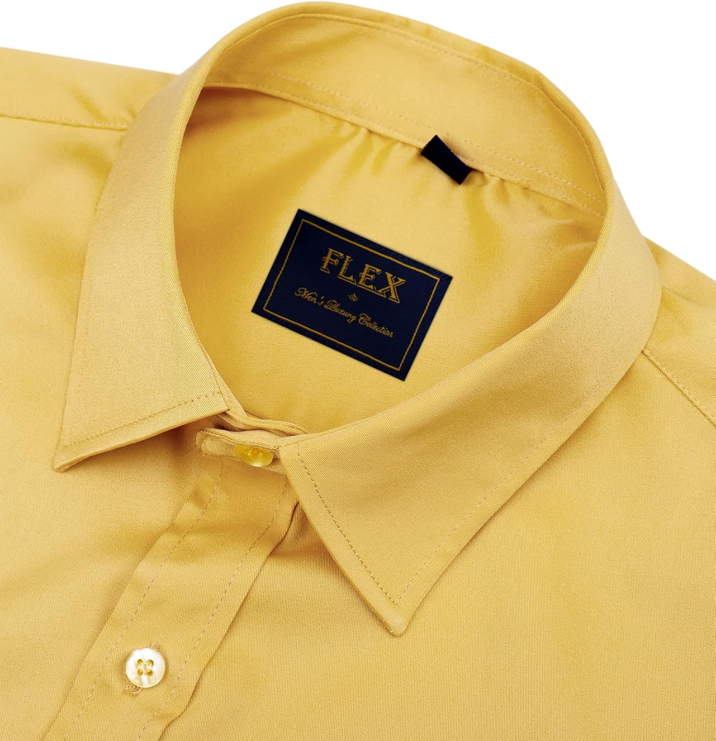 Men's Stretch Dress Shirts - Wrinkle-Free Business Casual Button Down - Picture 156 of 215