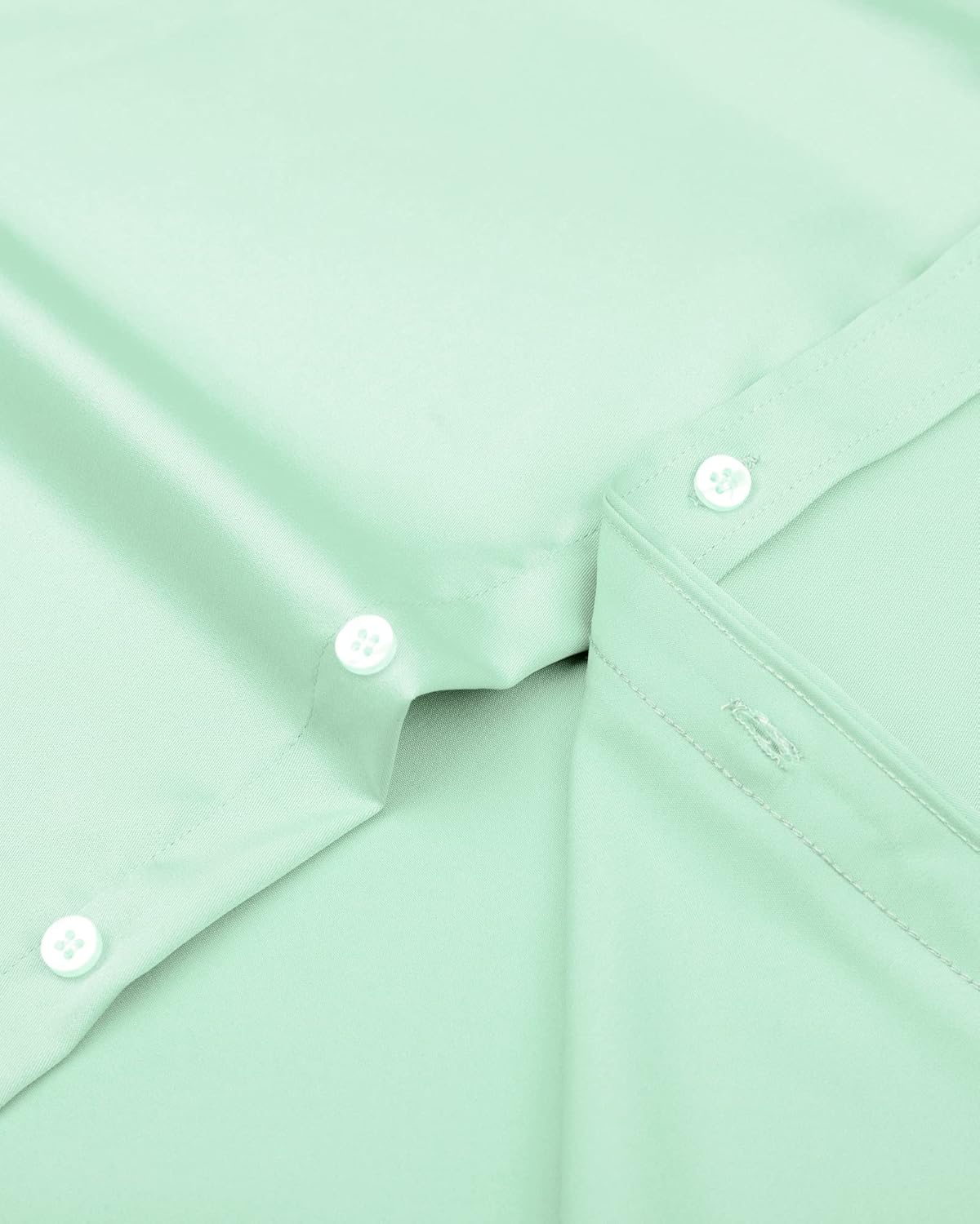 Men's Stretch Dress Shirts - Wrinkle-Free Business Casual Button Down - Picture 165 of 215